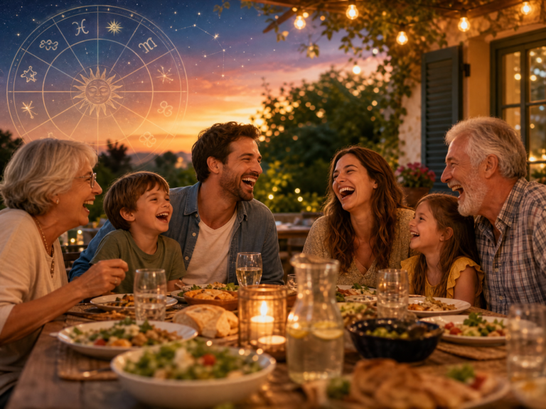 Horoscopul zilei de mâine, 16 august 2026. Duminică, un râs copios la masă îți aduce familia mai aproape