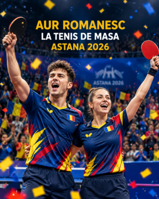 Aur pentru România la Astana! Ionescu și Movileanu, campioni la tenis de masă
