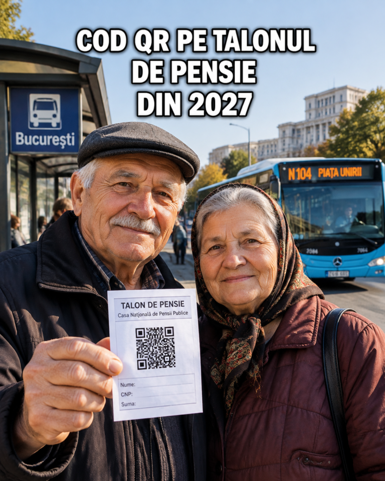 Talonul de pensie se schimbă! Cod QR pentru reducerile la transport, de la 1 ianuarie 2027