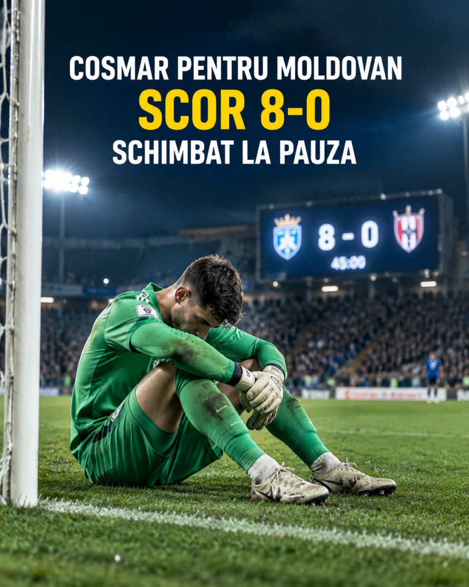 Portar dezamăgit pe gazon după Fenerbahce Eyupspor 8-0, Horațiu Moldovan schimbat la pauză