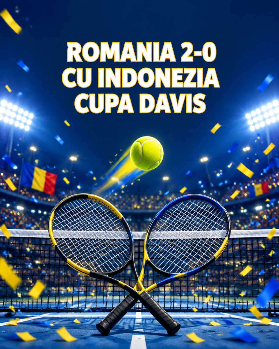 România conduce Indonezia cu 2-0 în Cupa Davis, după prima zi de la Jakarta