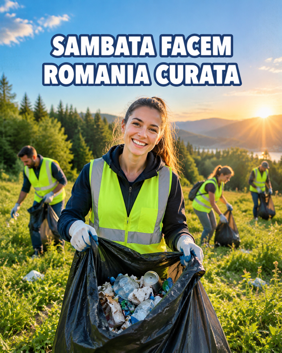 Voluntari la Ziua de Curatenie Nationala, 19 septembrie