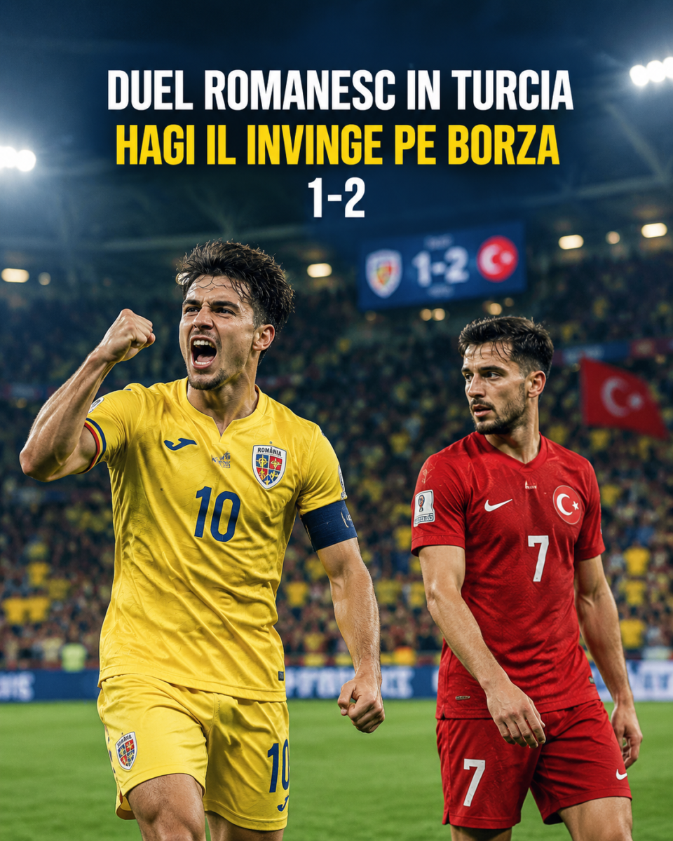 Ianis Hagi l-a învins pe Andrei Borza în Corum Alanyaspor 1-2, Turcia