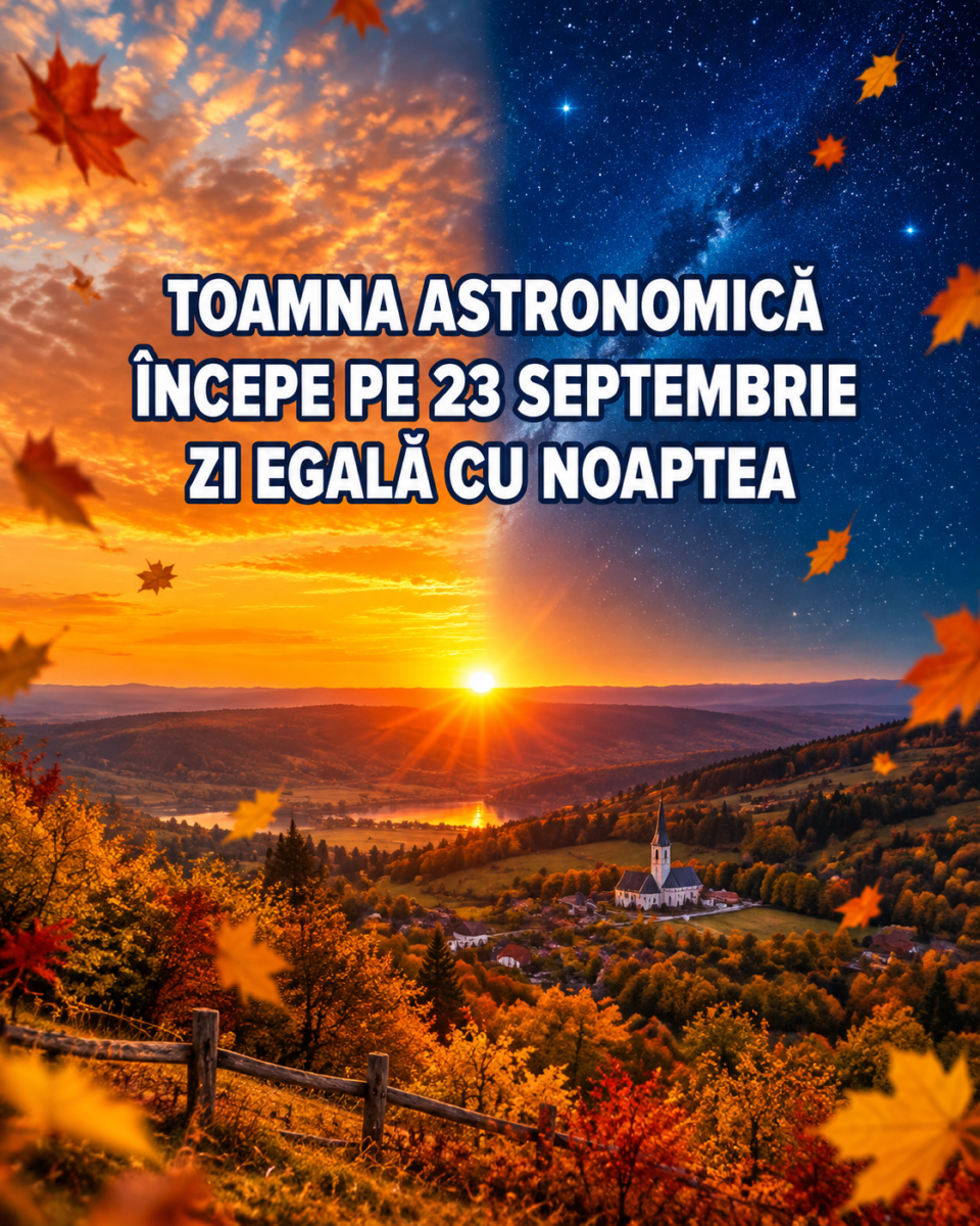 Echinocțiul de toamnă 2026 – toamna astronomică începe pe 23 septembrie, zi egală cu noaptea