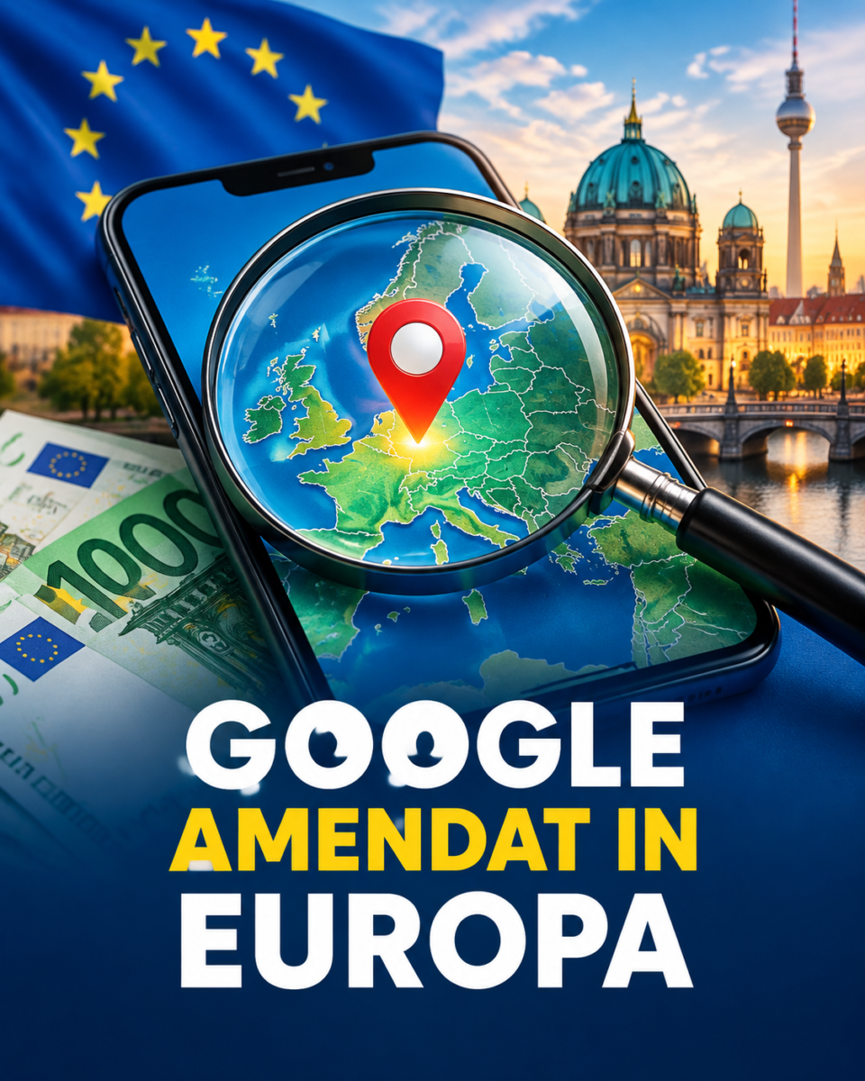 Google amendat în Europa pentru datele de localizare