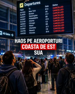 Haos pe aeroporturile din SUA! Sute de zboruri anulate după ce muncitorii au tăiat accidental un cablu de fibră optică