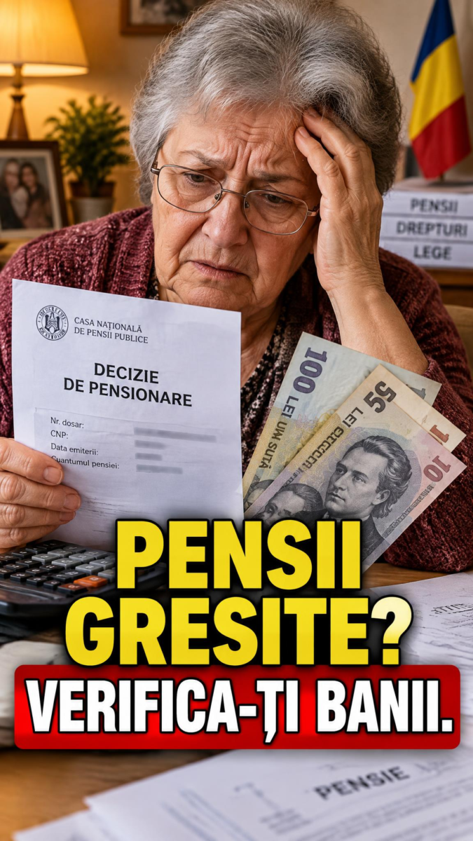 Pensionara verifica decizia de pensionare. Peste 2 milioane de pensii calculate gresit, audit Curtea de Conturi