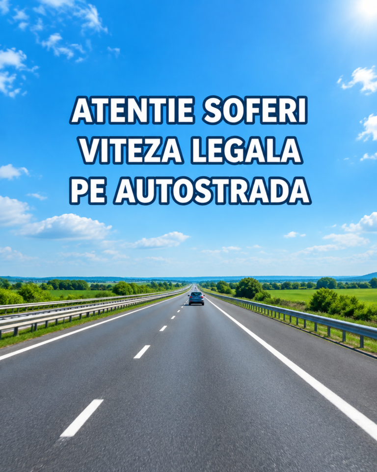 Prins cu 247 km/h pe Autostrada Transilvania! Cu cât a fost amendat șoferul și câte luni rămâne fără permis