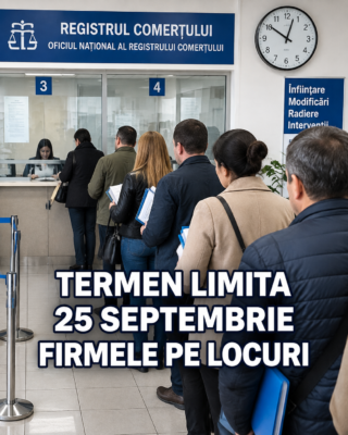 Aglomerație la Registrul Comerțului înainte de 25 septembrie! Firmele care nu și-au actualizat codurile CAEN riscă întârzieri