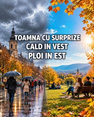 Toamnă cu surprize, anunță ANM. Cald în vest, ploi multe în est, apoi vremea se îndreaptă spre normal