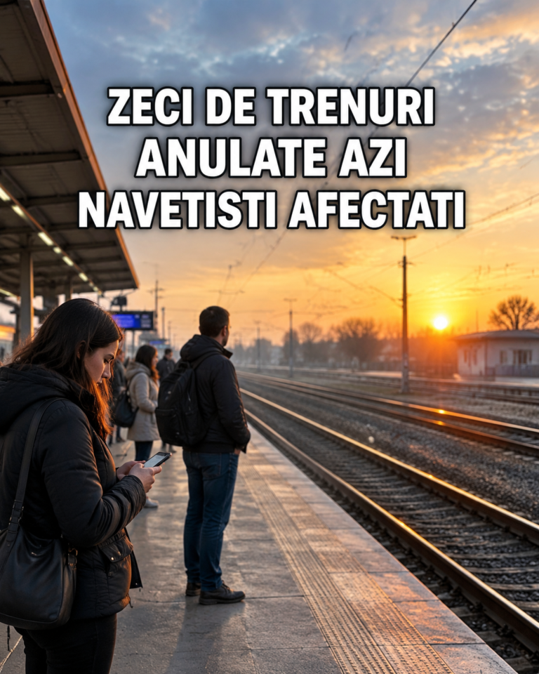 Zeci de trenuri anulate de azi! Navetiștii rămân fără cursele Transferoviar spre București