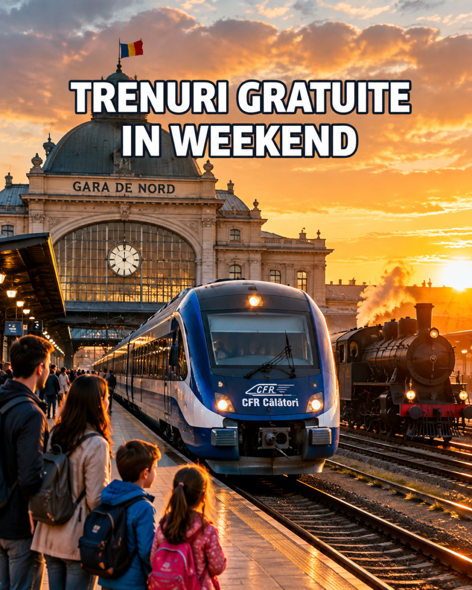 Trenuri gratuite in weekend la Gara de Nord, de Saptamana Europeana a Mobilitatii