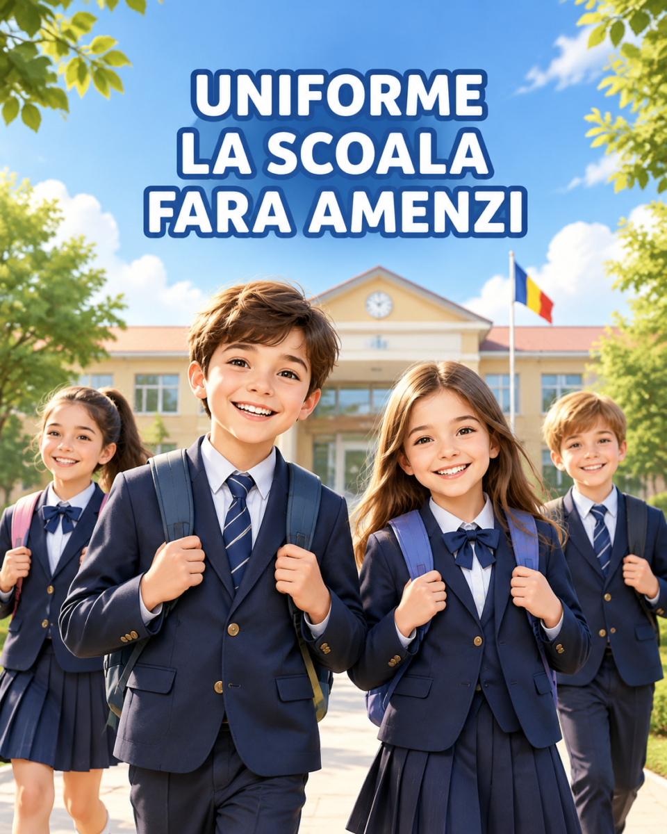 Uniforme obligatorii la școală, dar fără amenzi! Ce spun elevii, părinții și profesorii